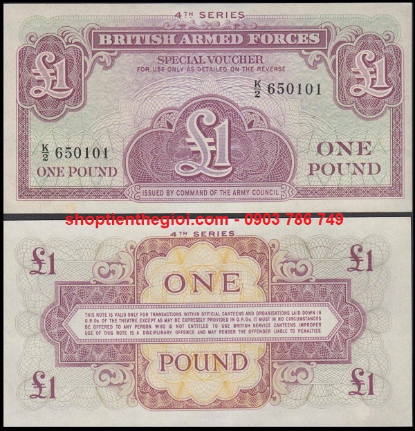 British - Anh 1 pound quân đội 1962 - SP006196